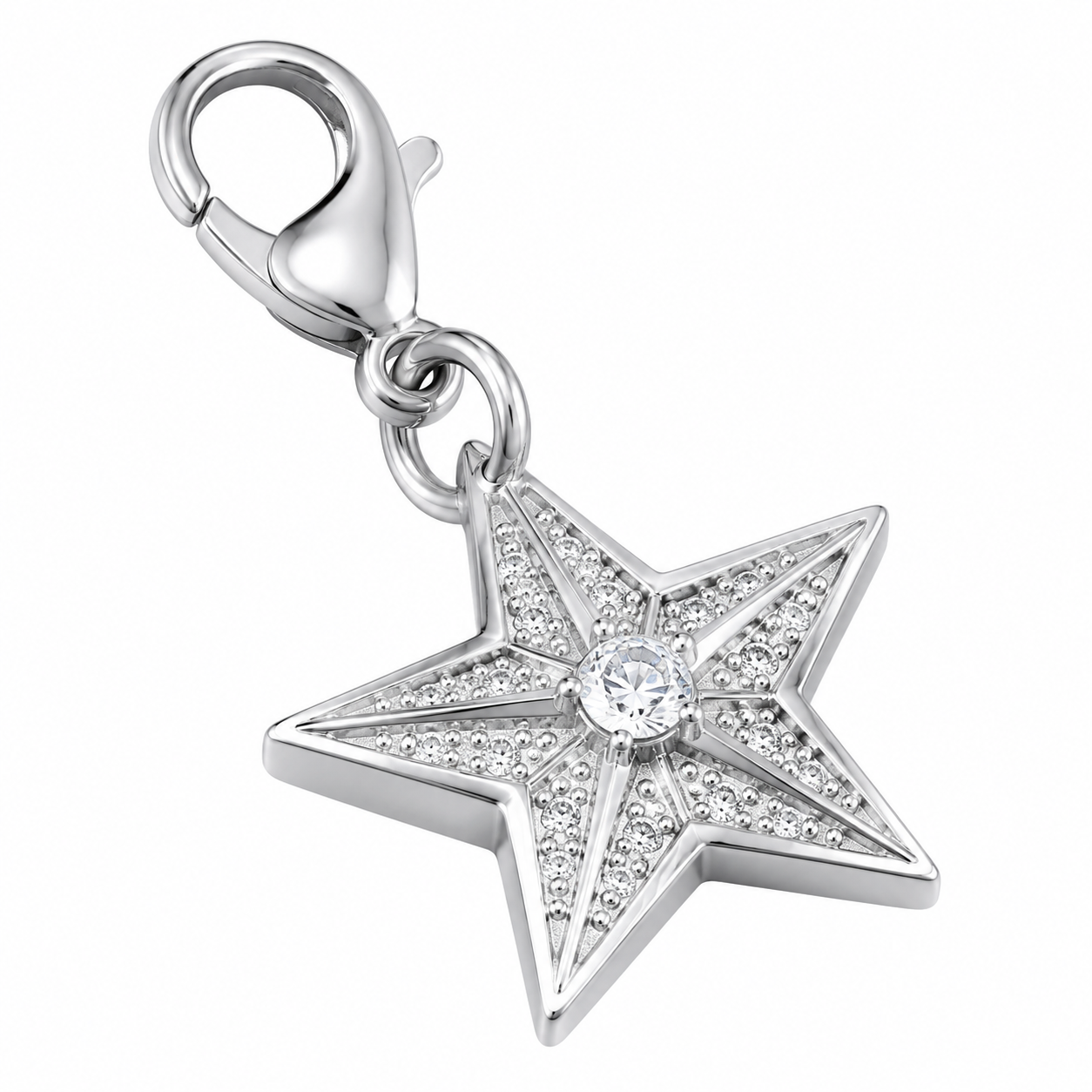 Aurora Galaxy Spiral Prestige 316L Stainless Steel Charm