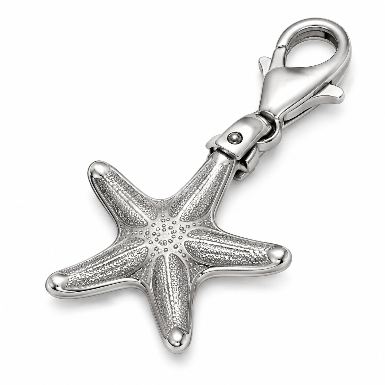 Azure Tide Starfish Silhouette Charm