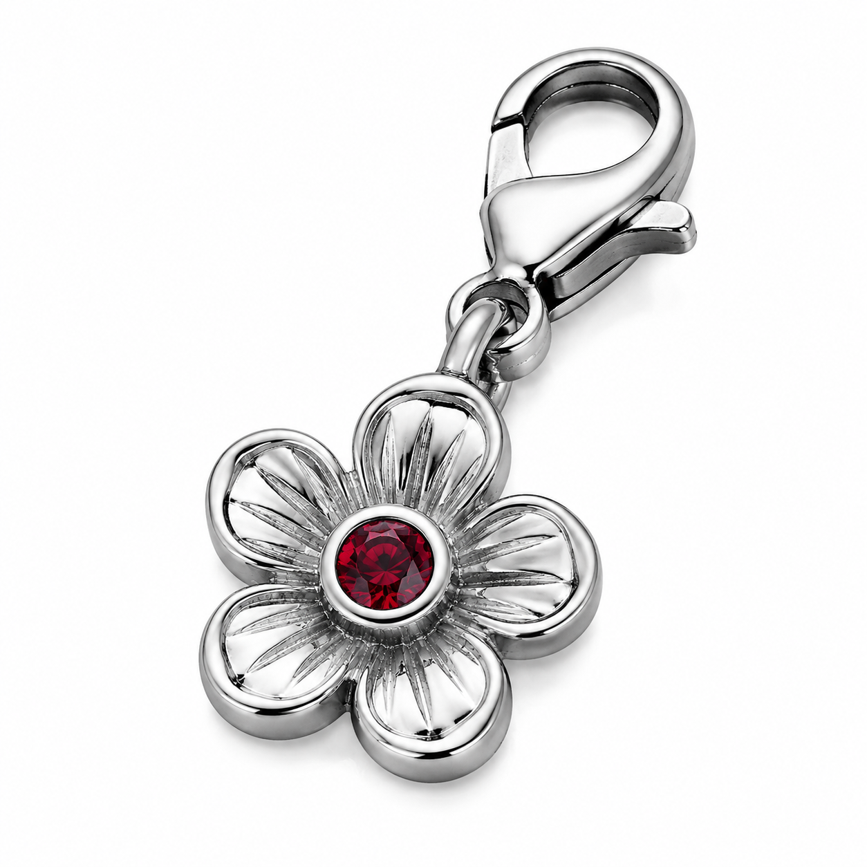 Ruby Petal Bloom Charm