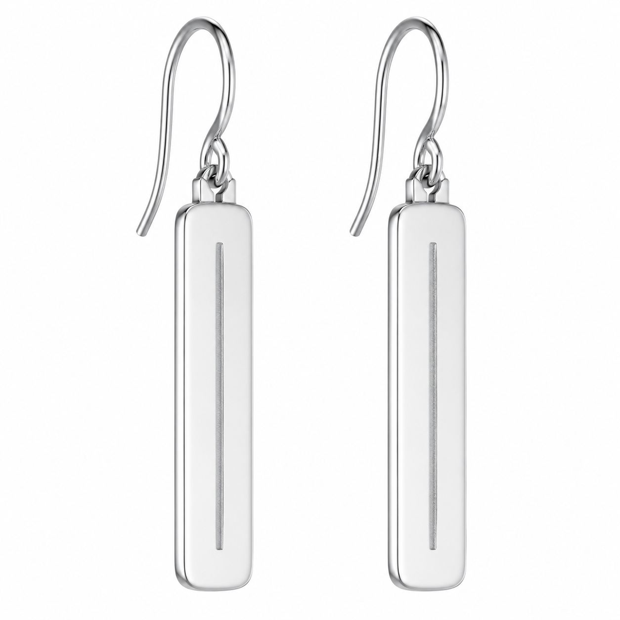 ButterBar Gleam Rectangles Stainless Steel Earrings