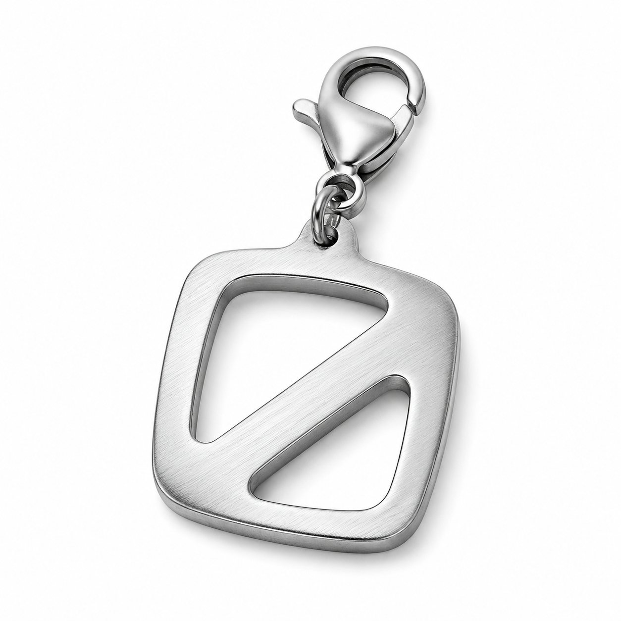 ShadowWeave Abstract Forge Charm 316L Stainless Steel (8 18 mm)