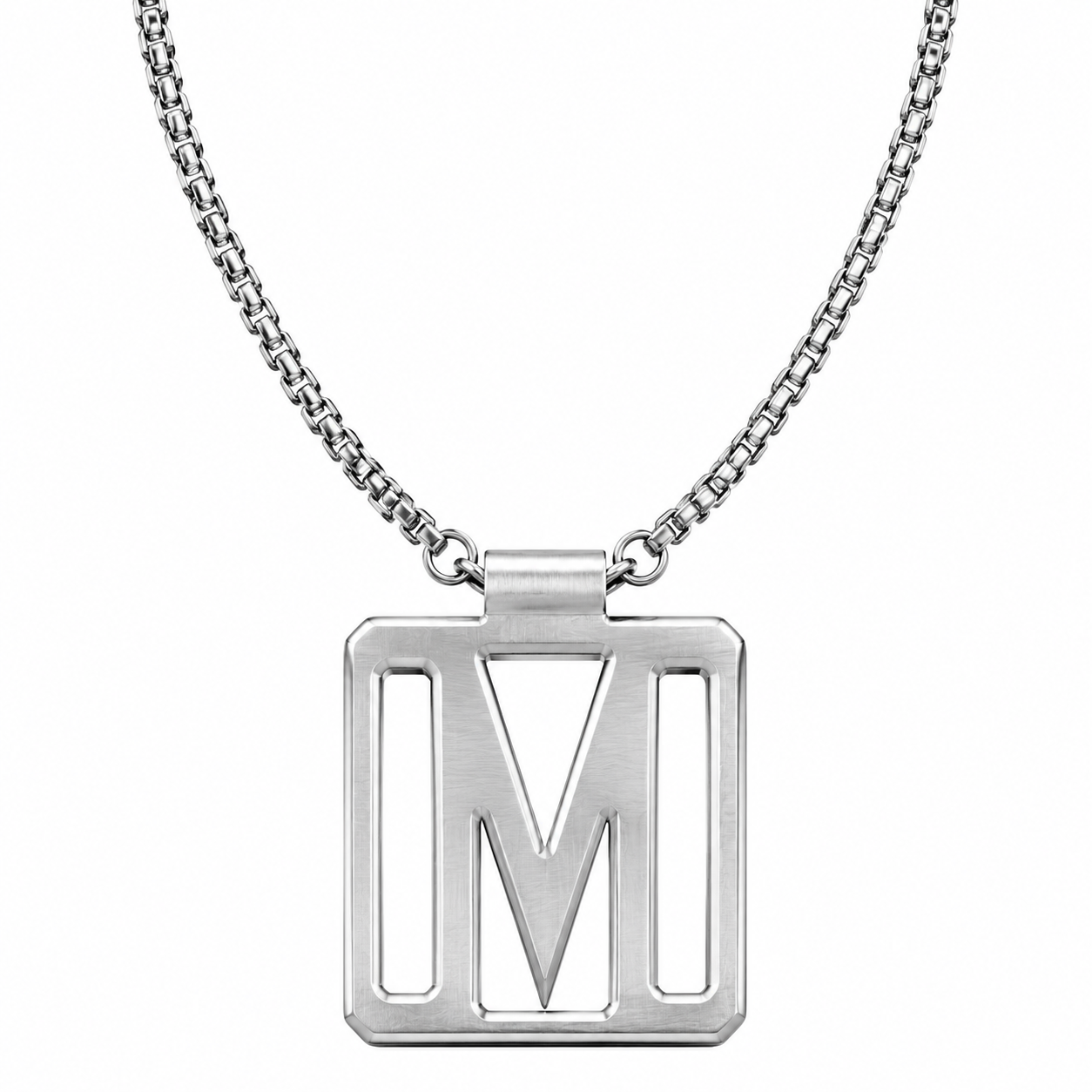HexGlyph Initial Monogram Pendant Necklace