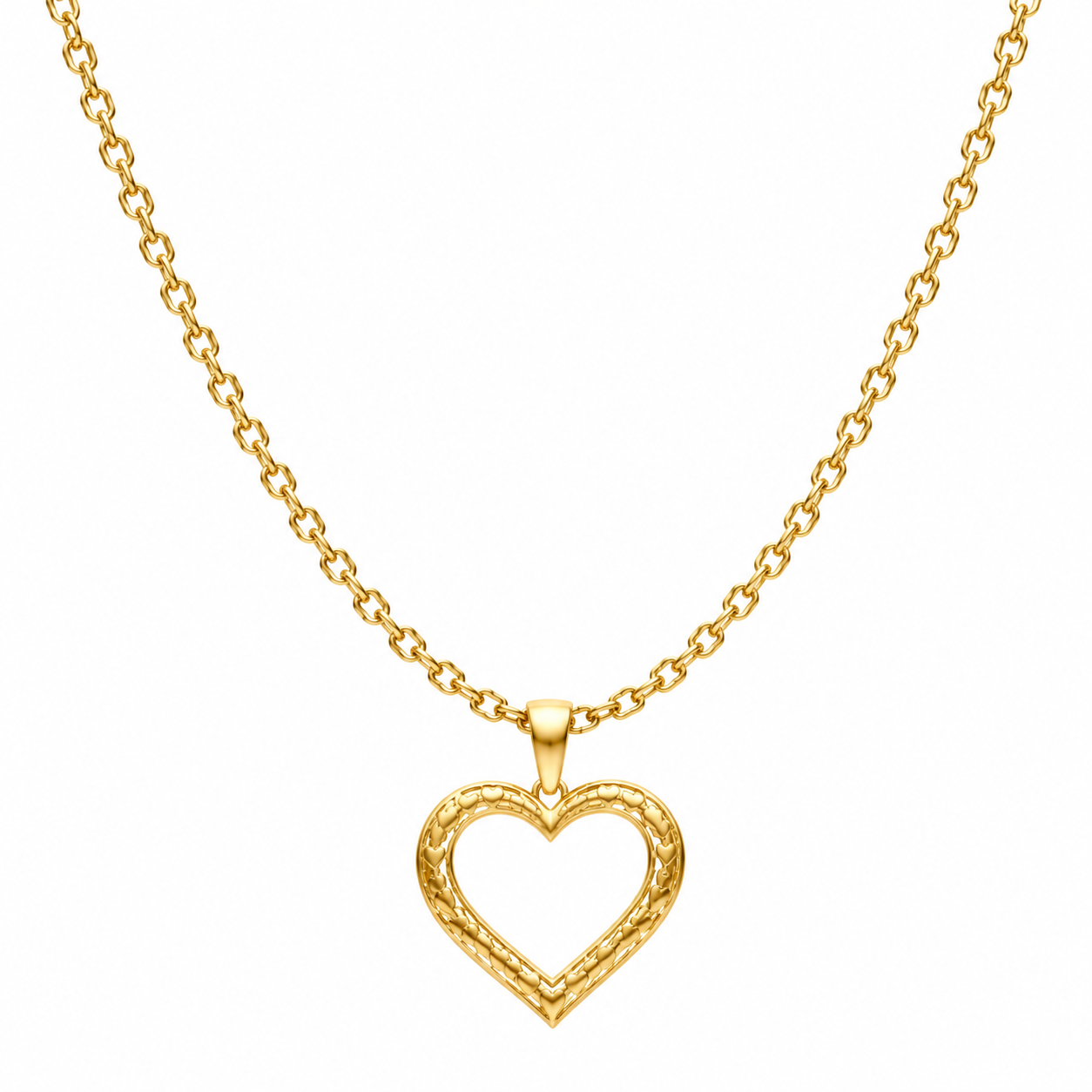 Parallattice Echo 316L Charm Chain with 18K Gold Plating