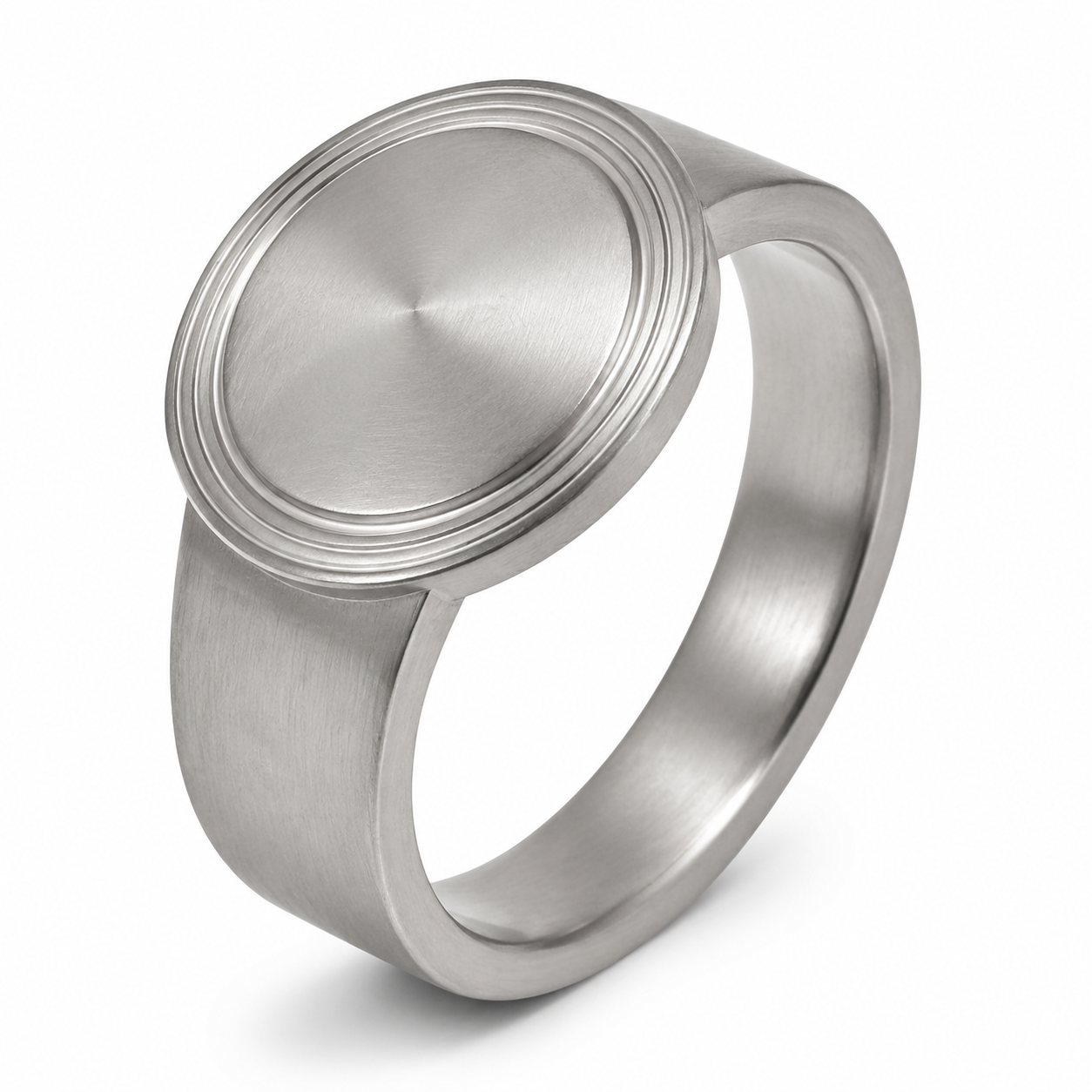 CrescentLattice Circle Nipple Ring (8 10 mm 14G)