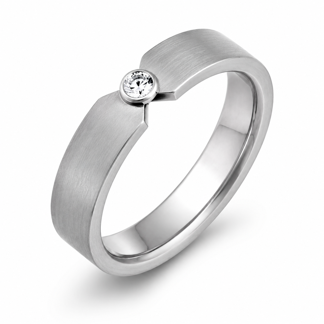HexaEdge Noir Ring